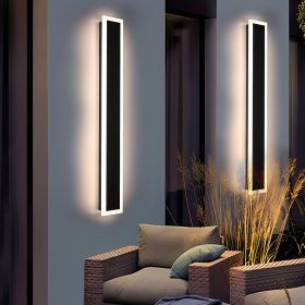 60 Inch Modern Outdoor Wall Sconces 2 Pack (size: 40inch)