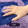 Lighter Tufted Rug Art Rug for Bedroom Living Room Retro Rainbow Fluffy Anti-Slip Bath Bathroom Nonslip Mat Home Decor