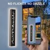 LED Outdoor Wall Lights 2 Pack Black
