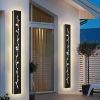 LED Outdoor Wall Lights 2 Pack Black