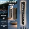 LED Outdoor Wall Lights 2 Pack Black