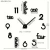 "Giant Frameless Wall Clock – Extra Large Silent Modern Clock for Living Room & Office"