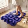Lighter Tufted Rug Art Rug for Bedroom Living Room Retro Rainbow Fluffy Anti-Slip Bath Bathroom Nonslip Mat Home Decor