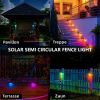 Solar Fence Lights 6 or 12 Pack