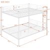 Full Over Full Metal Bunk Bed